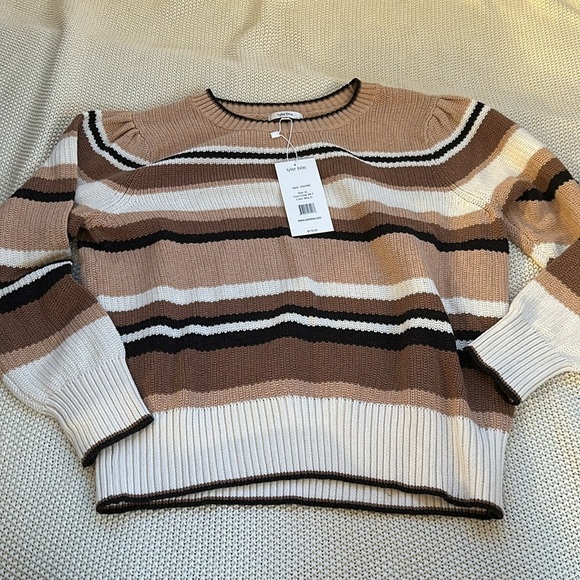 NWT Tyler Boe Striped sweater - Picture 3 of 4